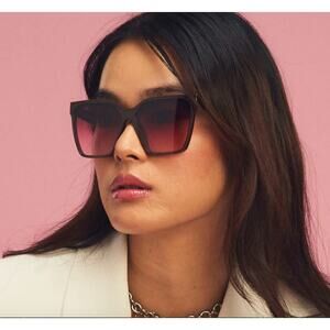 Quay Level Up Sunglasses in Dark Brown Frame